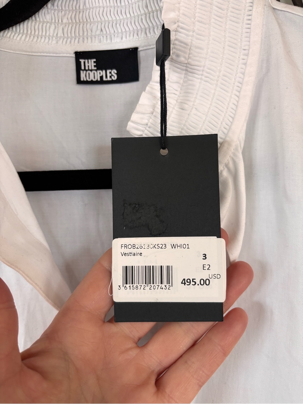 THE KOOPLES White Broderie Anglaise Maxi Dress NWT French 3 MSRP $495 - Picture 16 of 17